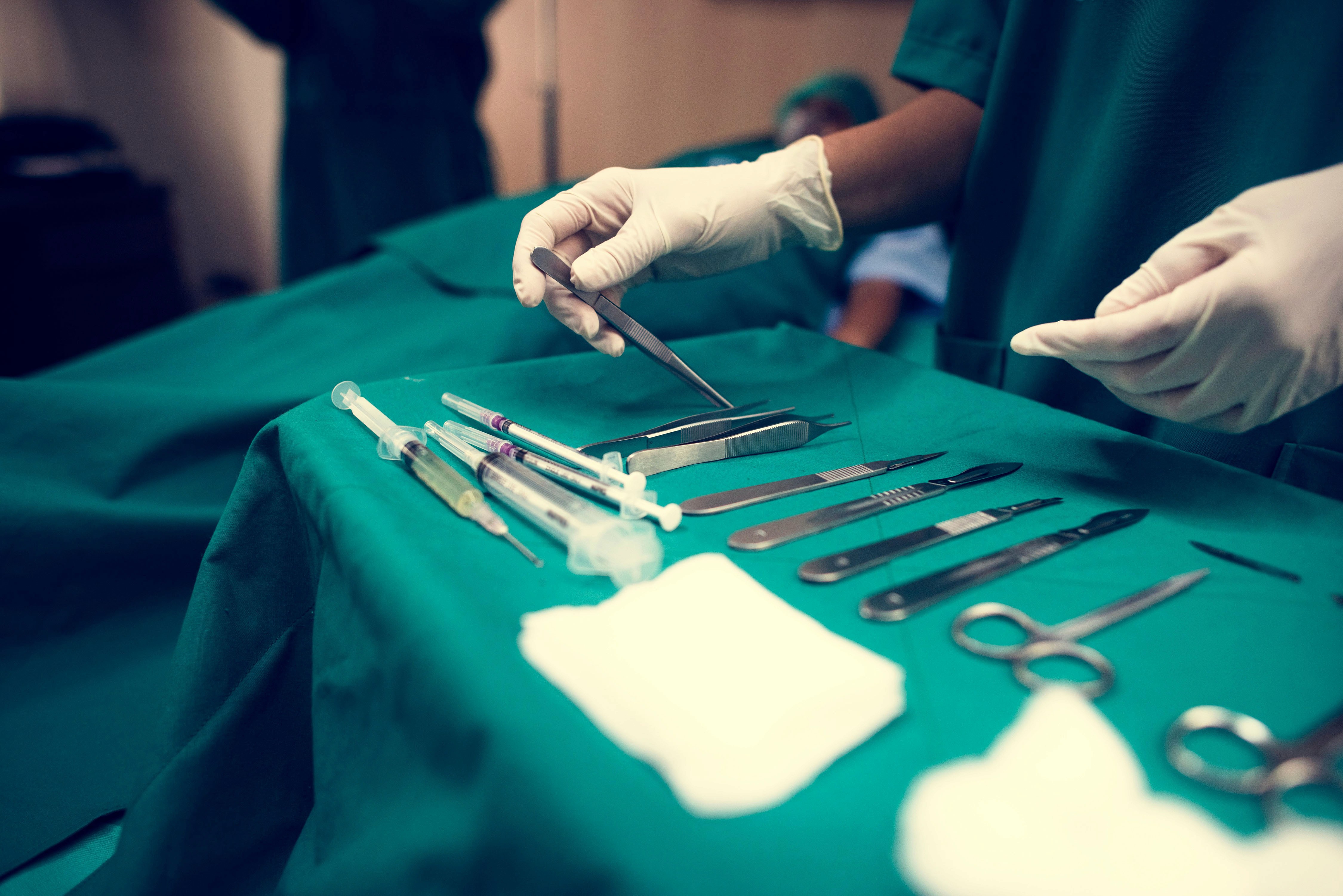 A picture of medical tools